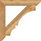 Ekena Millwork Balboa Slat Rough Sawn Bracket w/ Offset Brace, Western Red Cedar, 6"W x 32"D x 32"H BKT0604X32X32BOA06RWR - alternate 4